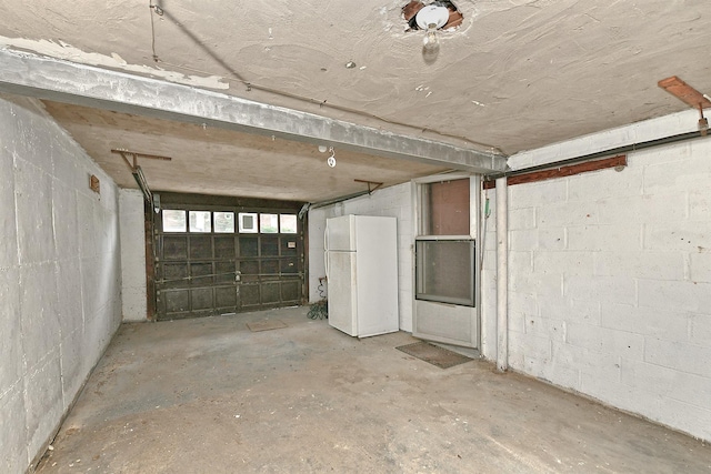 169-04 69th Ave, Fresh Meadows, NY 11365 - garage featuring freestanding refrigerator