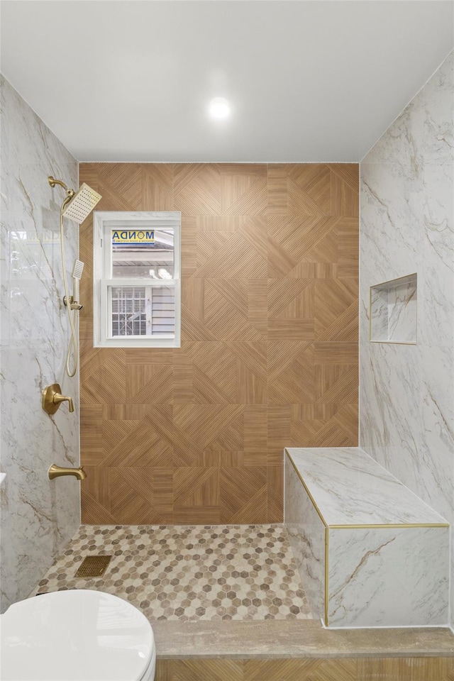 22019 135th Ave, Addisleigh Park, NY 11413 - bathroom featuring a tile shower