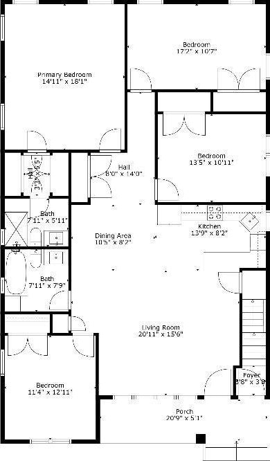 22019 135th Ave, Addisleigh Park, NY 11413 - view of property floor plan