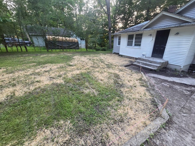 6 Hillcrest Trl, Monroe, NY 10950 - view of green lawn featuring a trampoline