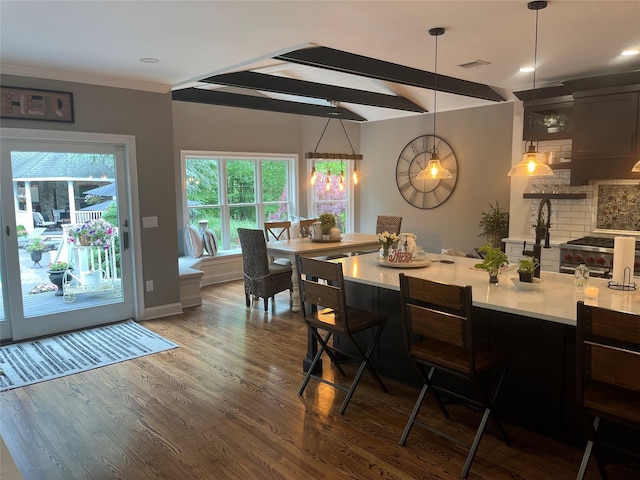 5 Odell Dr, Stony Point, NY 10980 - dining area with healthy amount of natural light, wood finished floors, and recessed lighting