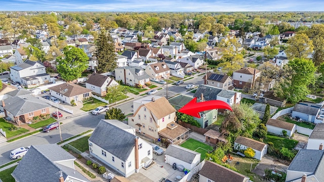 42 S Montague St, Valley Stream, NY 11580 - aerial perspective of suburban area
