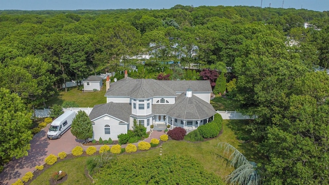 59 Lidge Dr, Farmingville, NY 11738 - view of subject property with a forest