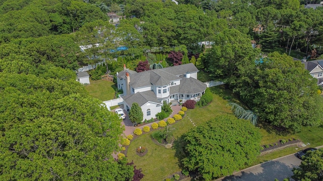 59 Lidge Dr, Farmingville, NY 11738 - bird's eye view of a forest