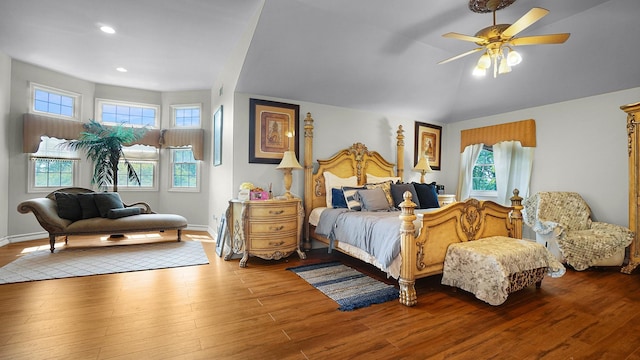 59 Lidge Dr, Farmingville, NY 11738 - bedroom with wood finished floors, recessed lighting, and ceiling fan