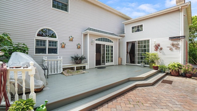 59 Lidge Dr, Farmingville, NY 11738 - view of wooden terrace