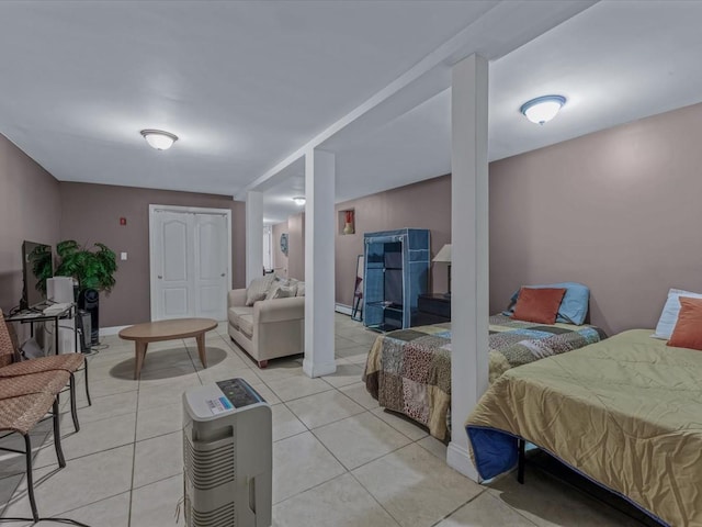 2677 Heath Ave, Bronx, NY 10463 - bedroom with light tile patterned floors