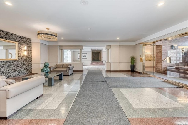 67-66 108th St Unit A58, Forest Hills, NY 11375 - community lobby featuring recessed lighting