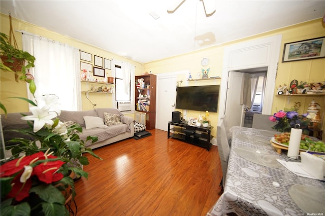 40-45 99th St, Corona, NY 11368 - living area with wood finished floors