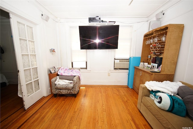 40-45 99th St, Corona, NY 11368 - living area with wood finished floors