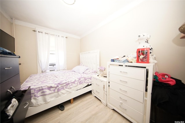 40-45 99th St, Corona, NY 11368 - bedroom with light wood-type flooring