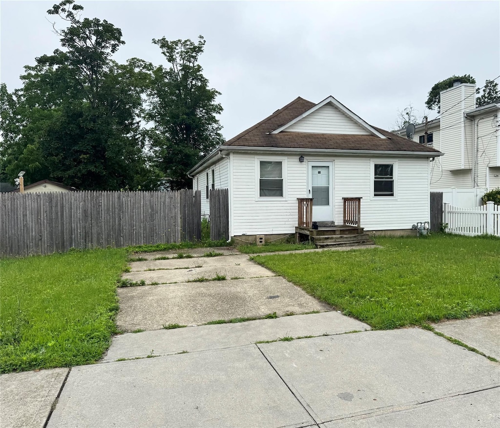 110 2nd Ave, Bay Shore, NY 11706 - view of front of home featuring a shingled roof