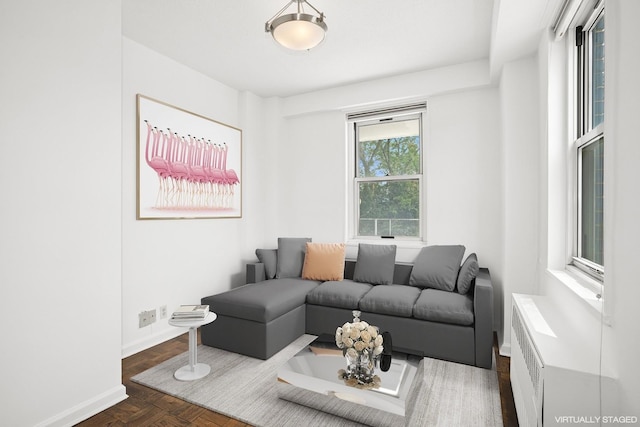 2400 Johnson Ave Unit 1K, Bronx, NY 10463 - living room with baseboards and radiator