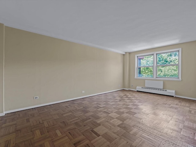 5500 Fieldstone Unit 4Ii, Bronx, NY 10471 - unfurnished room featuring baseboard heating and baseboards