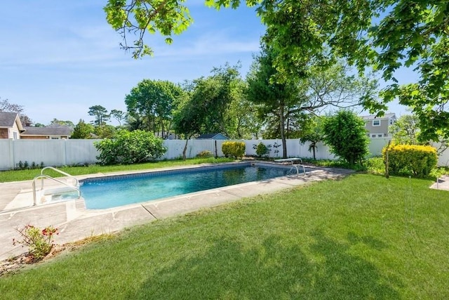 118 Pine Neck Ave, East Patchogue, NY 11772 - view of pool with a fenced backyard and a patio