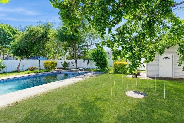 118 Pine Neck Ave, East Patchogue, NY 11772 - view of swimming pool with a fenced backyard