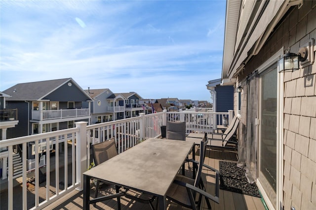 87 Arizona Ave, Long Beach, NY 11561 - balcony with a residential view and outdoor dining space