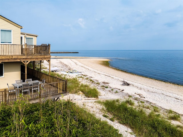 22 Creek Rd, Wading River, NY 11792 - water view featuring local beach