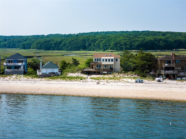 22 Creek Rd, Wading River, NY 11792 - water view with a forest