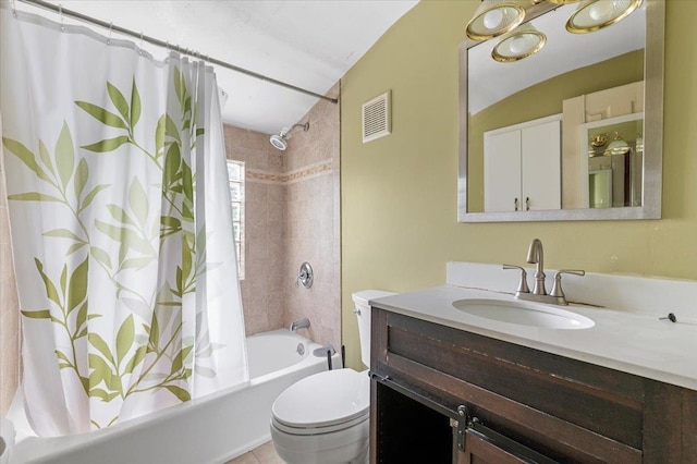 2354 7th St, East Meadow, NY 11554 - bathroom with vanity, shower / tub combo, and tile patterned floors