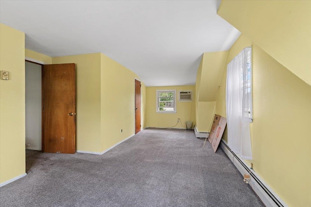 2354 7th St, East Meadow, NY 11554 - unfurnished room featuring a wall unit AC, baseboard heating, and carpet floors