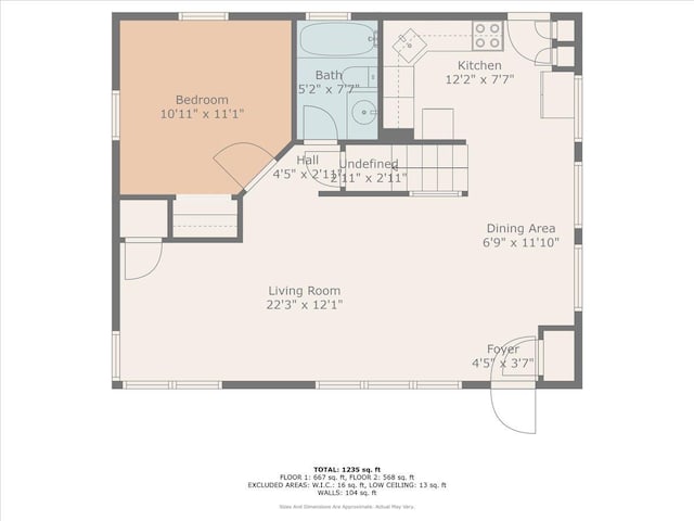 2354 7th St, East Meadow, NY 11554 - view of room layout