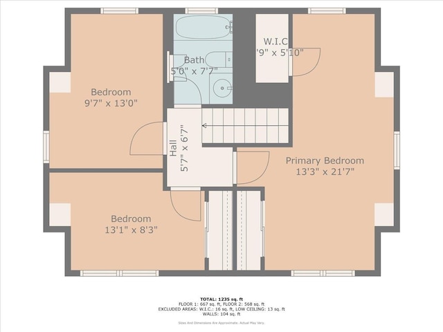 2354 7th St, East Meadow, NY 11554 - view of home floor plan