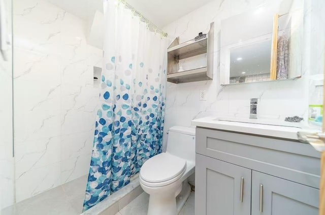 40-02 202nd St, Bayside, NY 11361 - full bath featuring vanity and a shower with shower curtain