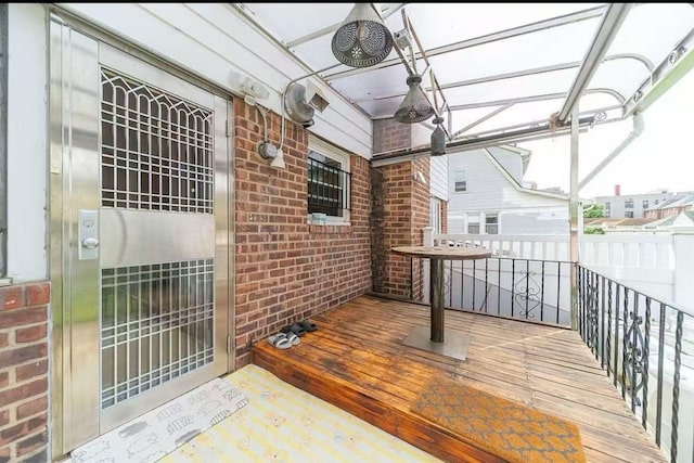 40-02 202nd St, Bayside, NY 11361 - view of wooden deck