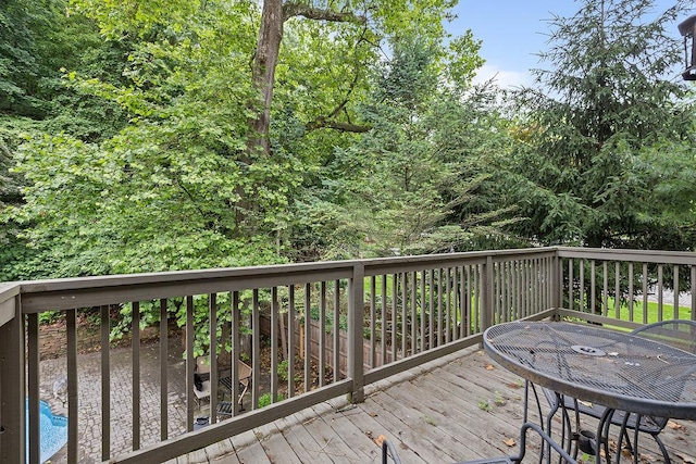 41 River Rd, Nyack, NY 10960 - wooden terrace with area for grilling