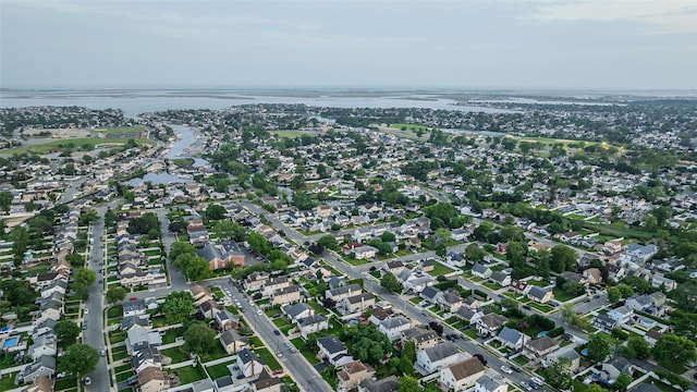 2508 Centre Ave, Bellmore, NY 11710 - aerial view of property and surrounding area with a large body of water and nearby suburban area