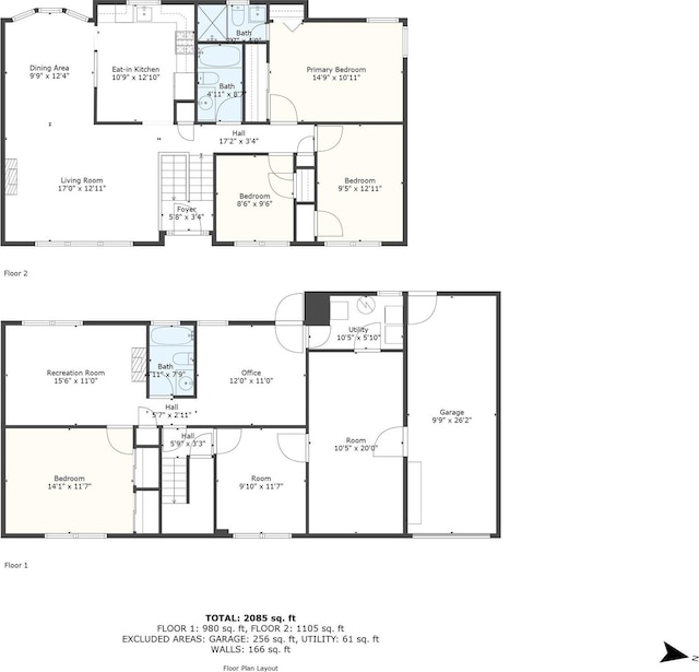 2508 Centre Ave, Bellmore, NY 11710 - view of property floor plan