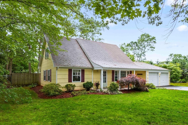 5 Seward Ln, Stony Brook, NY 11790 - view of front facade with asphalt driveway and a garage