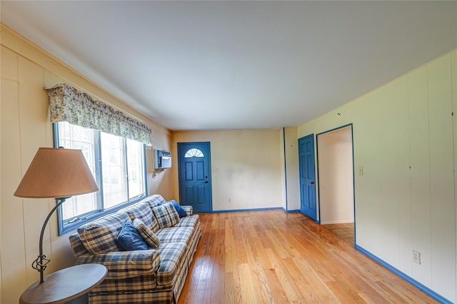 26 Village Ln, Hauppauge, NY 11788 - living room with light wood-type flooring