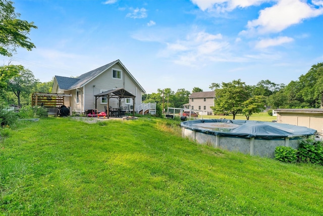 2031 Rte 302, Circleville, NY 10919 - view of green lawn featuring a covered pool