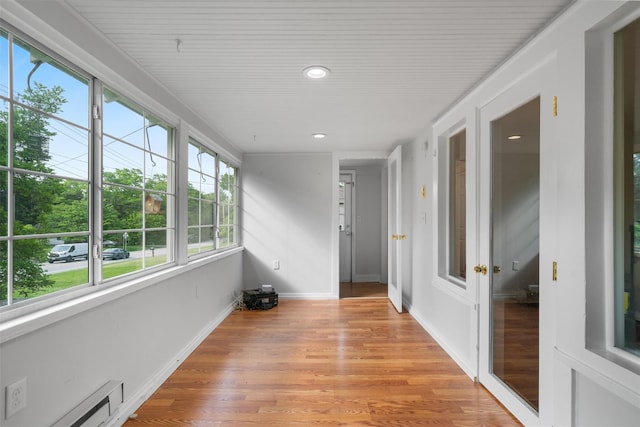 2031 Rte 302, Circleville, NY 10919 - unfurnished sunroom with baseboard heating