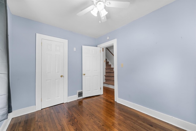 2031 Rte 302, Circleville, NY 10919 - unfurnished bedroom featuring wood finished floors and ceiling fan