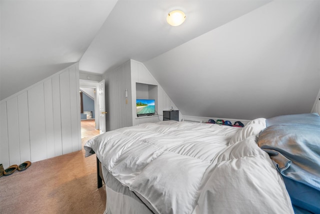 2031 Rte 302, Circleville, NY 10919 - carpeted bedroom featuring lofted ceiling
