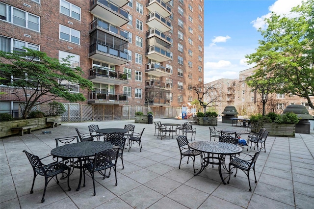70-20 108th St Unit 5P, Forest Hills, NY 11375 - view of patio / terrace with a grill