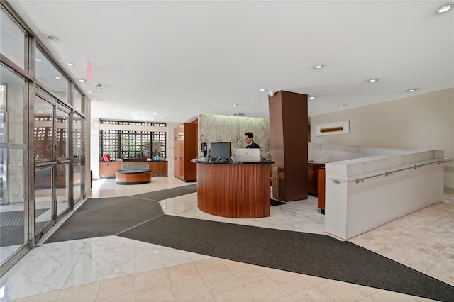 70-20 108th St Unit 5P, Forest Hills, NY 11375 - reception with recessed lighting