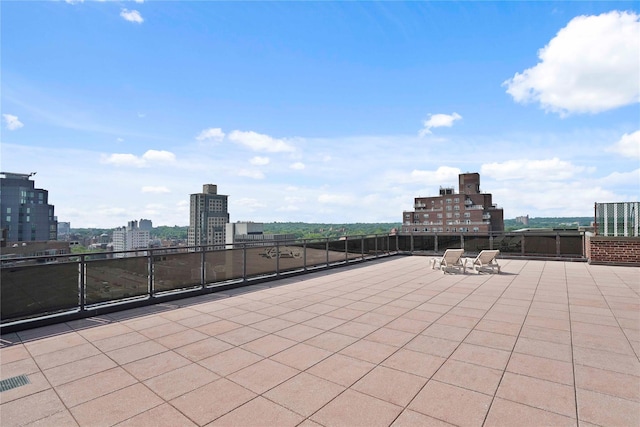 70-20 108th St Unit 5P, Forest Hills, NY 11375 - view of patio / terrace featuring a city view