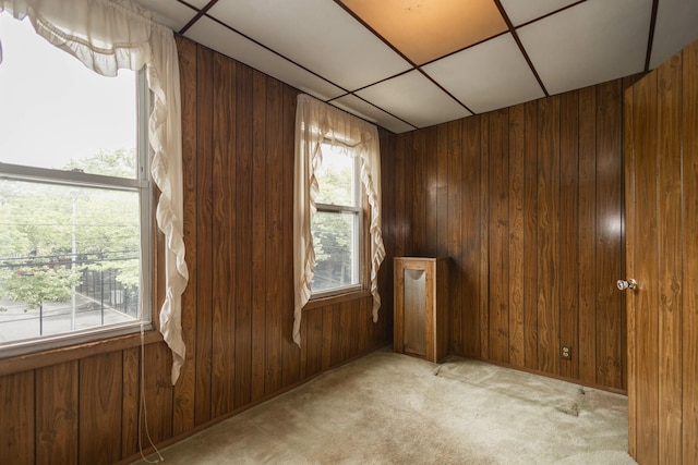 40-29 201st St Unit A, B, C, Bayside, NY 11361 - carpeted empty room with wooden walls