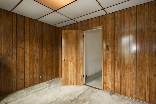 40-29 201st St Unit A, B, C, Bayside, NY 11361 - unfurnished room with wood walls and carpet floors