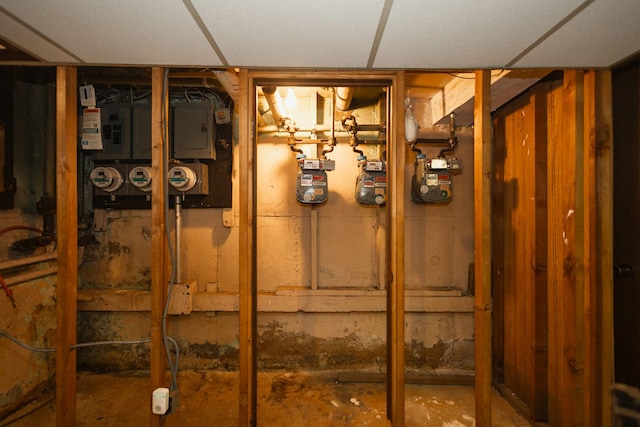 40-29 201st St Unit A, B, C, Bayside, NY 11361 - utility room featuring electric panel and electric meter