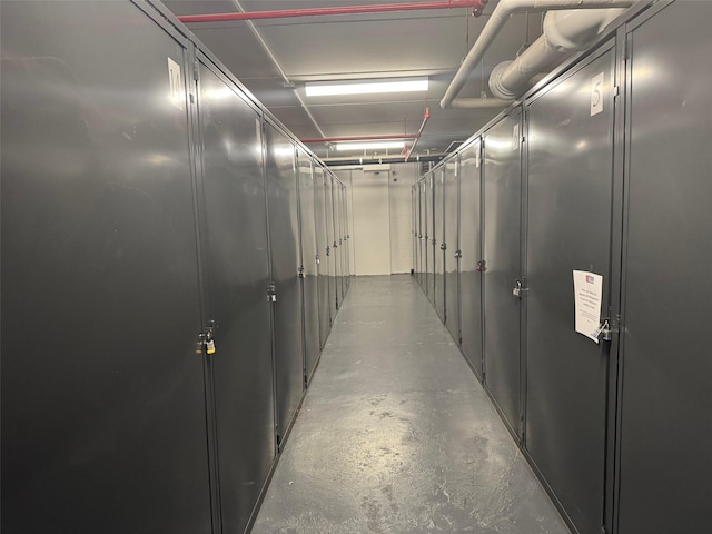 837 Washington Ave Unit 3A, Bronx, NY 10451 - hallway with concrete flooring