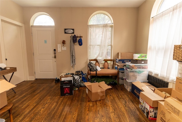 3344 Giles Pl, Bronx, NY 10463 - foyer featuring dark wood finished floors