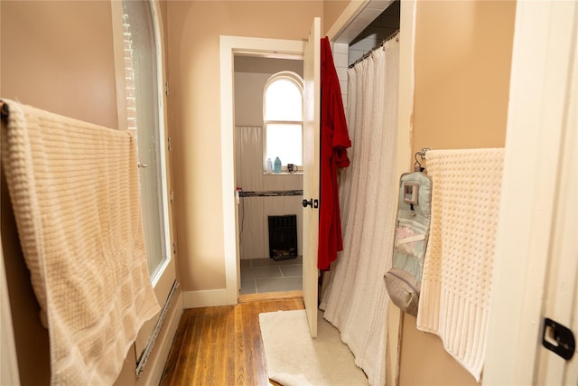 3344 Giles Pl, Bronx, NY 10463 - bathroom with wood finished floors and baseboards