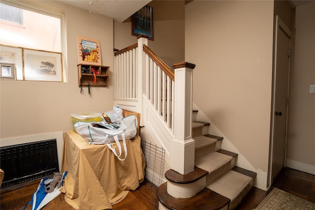 3344 Giles Pl, Bronx, NY 10463 - staircase with wood finished floors