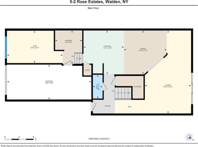 5 Rose Ests Unit 2, Walden, NY 12586 - view of floor plan / room layout