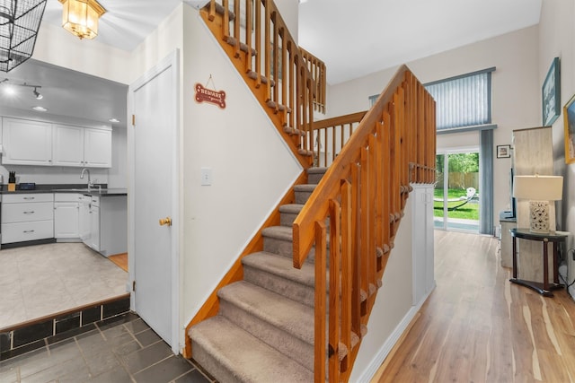 5 Rose Ests Unit 2, Walden, NY 12586 - stairs featuring baseboards